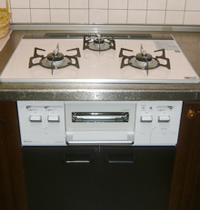 2011年09月28日更新 / 淡路島/淡路市K様　ガスコンロを取り替えて清潔感溢れるキッチンに！
