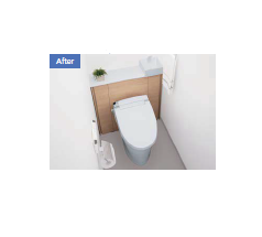 【展示あり】LIXILリフォレＩ型／Ｈ５グレード　フルオート便座・便器洗浄　収納キャビネット　シャワートイレ　（YDS-H2SX81X5/SGW)