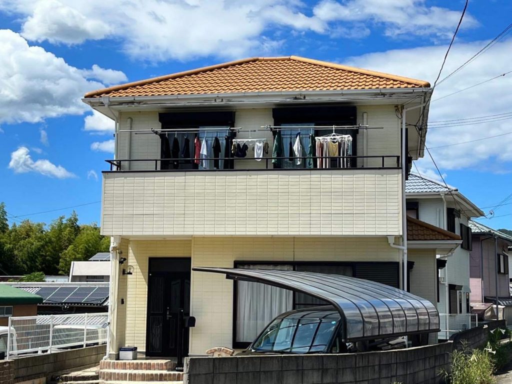 外壁と屋根の塗装／路島／洲本市／Ｈ様邸　　