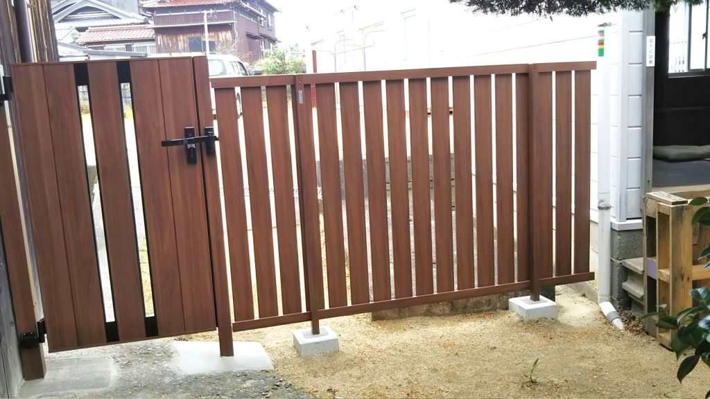 愛犬の安全のためのフェンスリフォーム／淡路島／淡路市