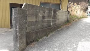 重厚感ある和風門柱と安全性重視のブロック塀｜外構リフォームで住まいの品格向上／淡路島／淡路市