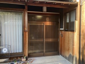 180cm以上でも安心｜リシェント玄関引戸で広々玄関に／淡路島／淡路市