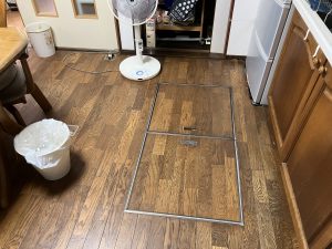 パントリー新設で収納力アップ｜LIXILノクトキッチンと床下収納庫で機能的な空間に／淡路島／淡路市