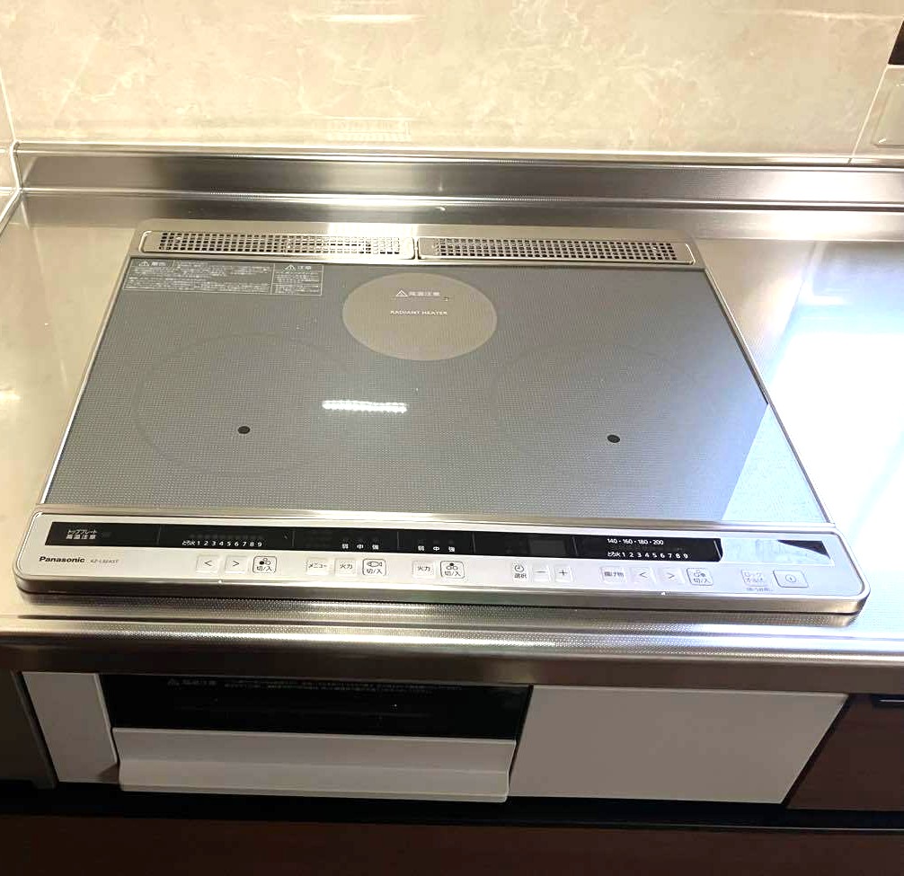 LIXILシエラSのIHコンロで時短＆快適調理｜掃除しやすいキッチンへリフォーム／淡路島／淡路市