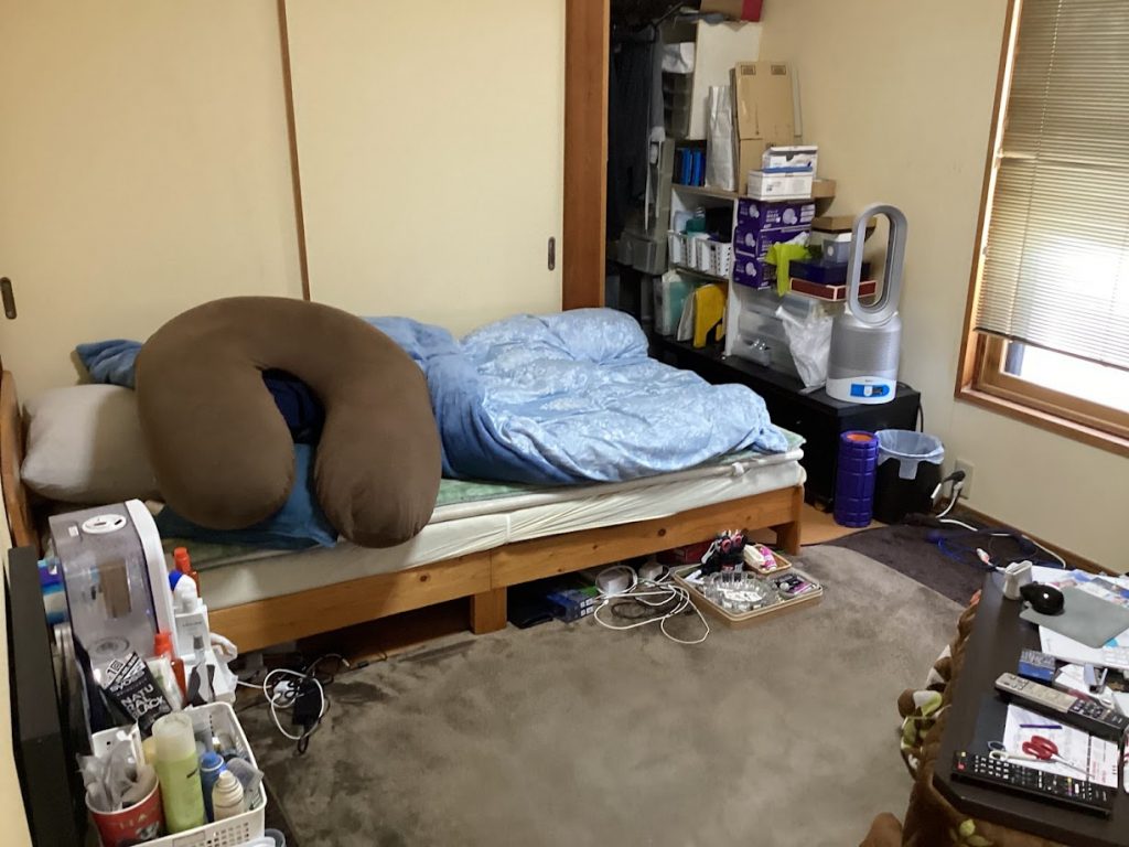 2室を1室に間取り変更｜収納力アップ＆西海岸が見える洋室リフォーム事例／淡路島／淡路市